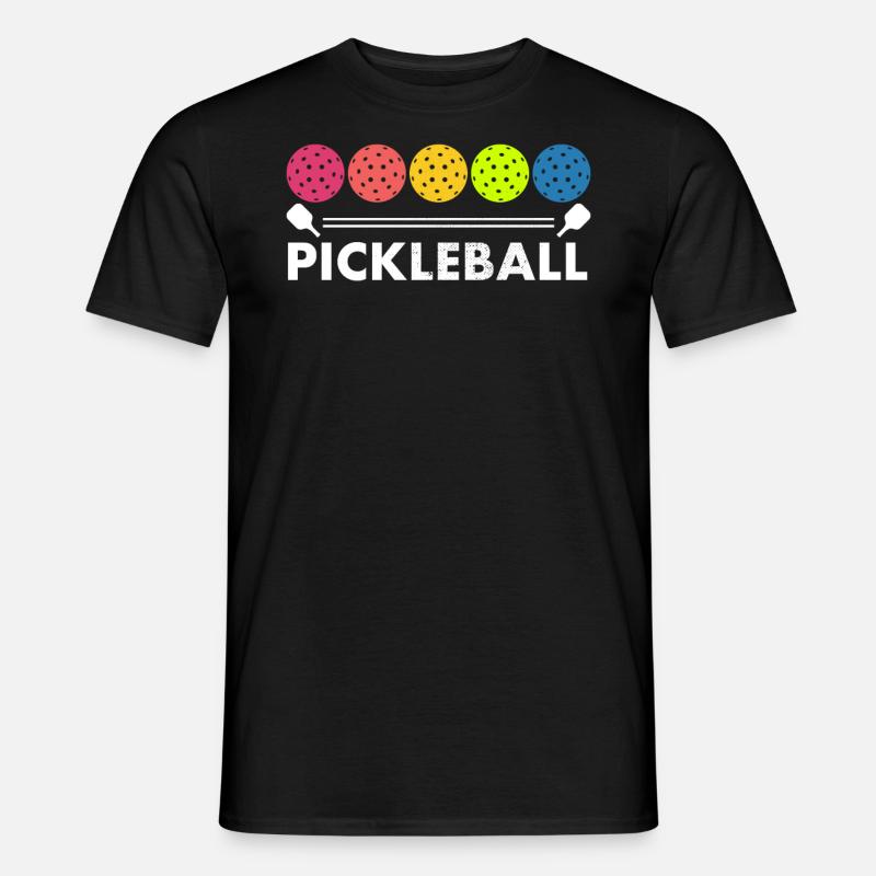 Pickleball-design Für Pickleball-spieler Oder - Männer T-Shirt - Schwarz
