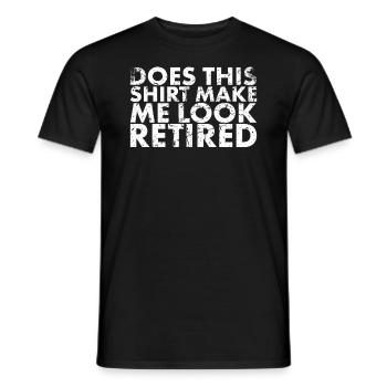 This Chick Is A Retired Design For - Men's T-Shirt - black - Front - AI Model Male 178 light (178cm)