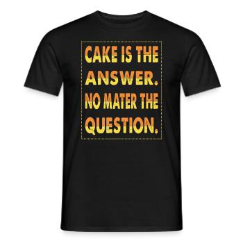 Cuisiner pour que je n’aie pas de gens pour les boulangers ou - T-shirt homme - noir - Devant - AI Model Male 178 light (178cm)