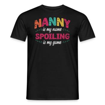 Nounou est mon nom, car la perdition est mon - T-shirt homme - noir - Devant - AI Model Male 178 light (178cm)
