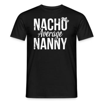 Nacho, Durchschnittliches Kindermädchen Für - Männer T-Shirt - Schwarz - Vorne - AI Model Male 178 light (178cm)