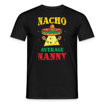 Nacho, Durchschnittliches Kindermädchen Für - Männer T-Shirt - Schwarz - Vorne - AI Model Male 178 light (178cm)