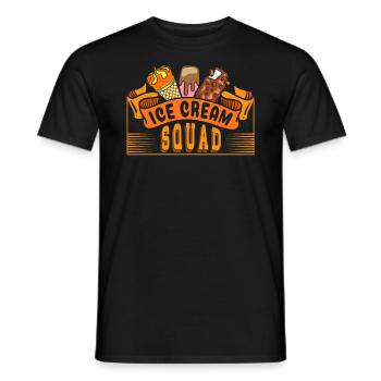 Ice Cream Squad pour les fans de frozen sweet - T-shirt homme - noir - Devant - AI Model Male 178 light (178cm)