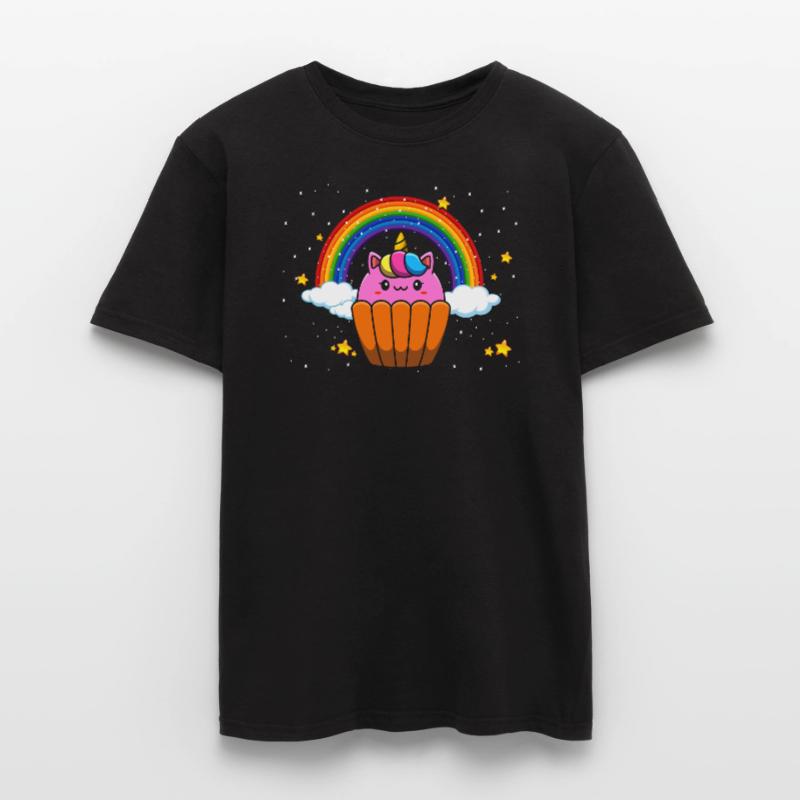 Einhorn Cupcake Für Bäcker Oder Backfans Männer T-Shirt
