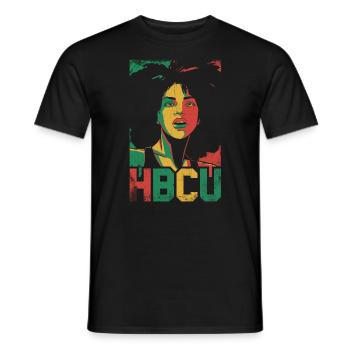 Hbcu For Proud African Americans - Men's T-Shirt - black - Front - AI Model Male 178 light (178cm)