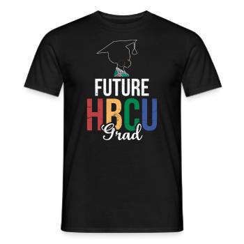 Zukünftiger Hbcu-absolvent Für Stolzen - Männer T-Shirt - Schwarz - Vorne - AI Model Male 178 light (178cm)