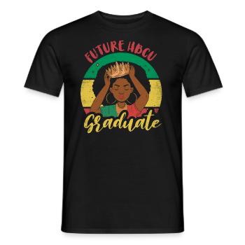Futur diplômé Hbcu Pour Fier - T-shirt homme - noir - Devant - AI Model Male 178 light (178cm)