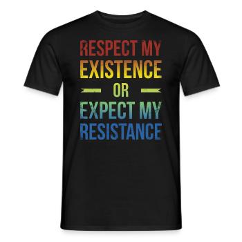 B Steht Für Schwarz Und Brillant Für Pride African - Männer T-Shirt - Schwarz - Vorne - AI Model Male 178 light (178cm)