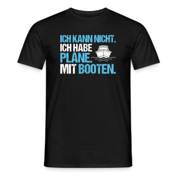 Bootsbauer Bootsbau Schiffbauer Schiffbau Boote - Männer T-Shirt - Schwarz - Vorne - AI Model Male 178 light (178cm)