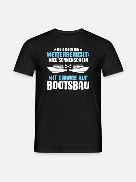 Bootsbauer Bootsbau Schiffbauer Schiffbau Boote - Männer T-Shirt - Schwarz