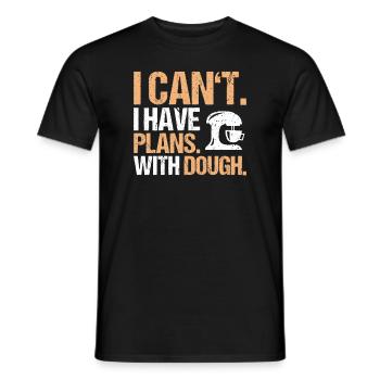 Baker Baking Baker Bakery Baking - Men's T-Shirt - black - Front - AI Model Male 178 light (178cm)