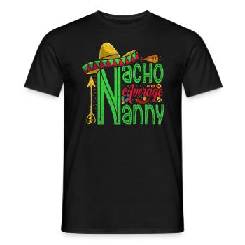 Nacho, Durchschnittliches Kindermädchen Für - Männer T-Shirt - Schwarz - Vorne - AI Model Male 178 light (178cm)