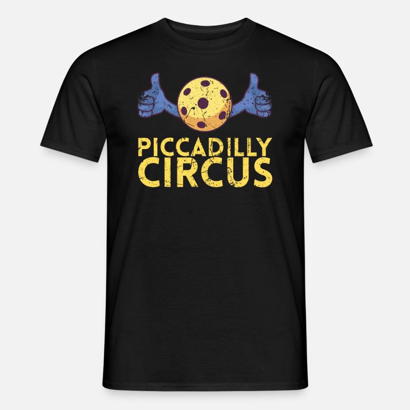 Piccadilly Circus Für Pickleball-spieler Oder - Männer T-Shirt - Schwarz