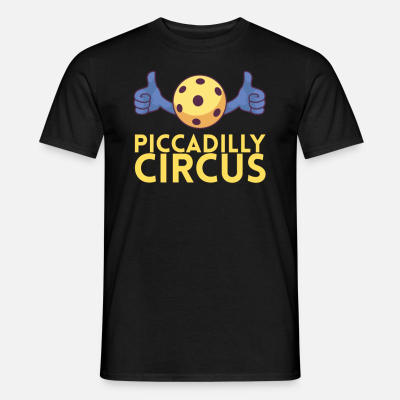 Piccadilly Circus Für Pickleball-spieler Oder - Männer T-Shirt - Schwarz