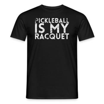 Pickleball Ist Mein Schläger Für - Männer T-Shirt - Schwarz - Vorne - AI Model Male 178 light (178cm)