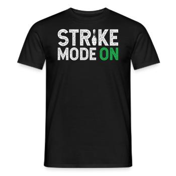 Bowl-design For bowlers Bowling-player-sport - Men's T-Shirt - black - Front - AI Model Male 178 light (178cm)