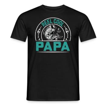 Roll Cool Dad Design Pour Un - T-shirt homme - noir - Devant - AI Model Male 178 light (178cm)