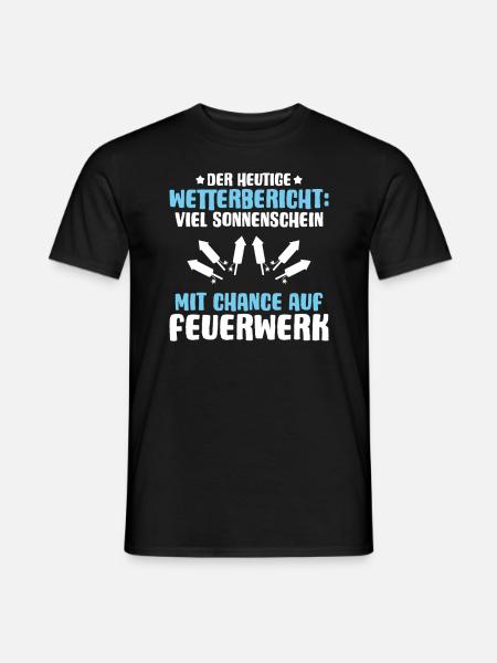 Pyrotechniker Feuerwerk Pyrotechnik Pyrotechnician - Männer T-Shirt - Schwarz