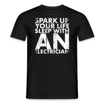 Awaken your life sleep with a for - Men's T-Shirt - black - Front - AI Model Male 178 light (178cm)
