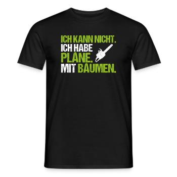 Forstwirt Forstwirtschaft Waldfacharbeiter Wald - Männer T-Shirt - Schwarz - Vorne - AI Model Male 178 light (178cm)