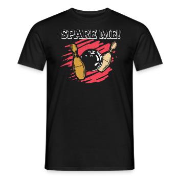 Bowl Design Bowling Player Sport Für Bowler - Männer T-Shirt - Schwarz - Vorne - AI Model Male 178 light (178cm)