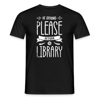Bookmarks are for Drückeberger design for - Men's T-Shirt - black - Front - AI Model Male 178 light (178cm)