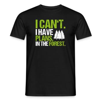 Forester Forestry Forester Forest Worker Forest - Men's T-Shirt - black - Front - AI Model Male 178 light (178cm)