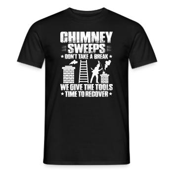 Schornsteinfeger Kaminkehrer Ramoneur - T-shirt homme - noir - Devant - AI Model Male 178 light (178cm)