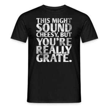 Das Mag Kitschig Klingen, Aber Sie Sind Wirklich - Männer T-Shirt - Schwarz - Vorne - AI Model Male 178 light (178cm)
