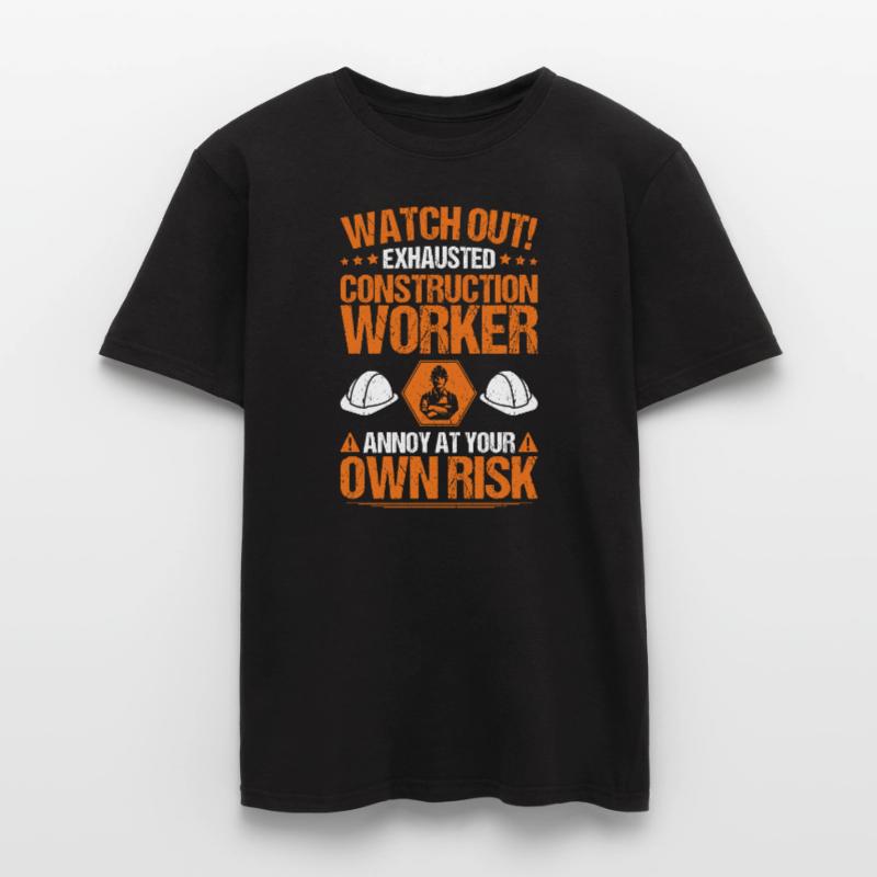 Construction worker Construction construction trade Construction profession Mason Men's T-Shirt
