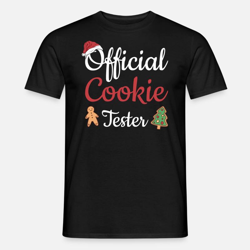 Baking Offical Cookie Tester Cookie - Männer T-Shirt - Schwarz