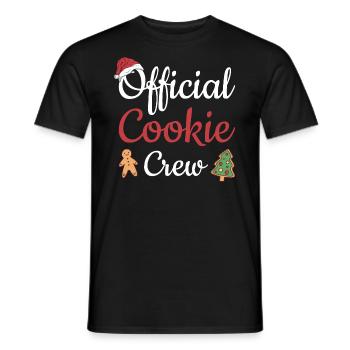 Baking Offical Cookie Crew Cookie - Männer T-Shirt - Schwarz - Vorne - AI Model Male 178 light (178cm)