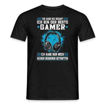 Lustiger Teenager Gaming Spruch - Gamer Jungs - Männer T-Shirt - Schwarz - Vorne - AI Model Male 178 light (178cm)