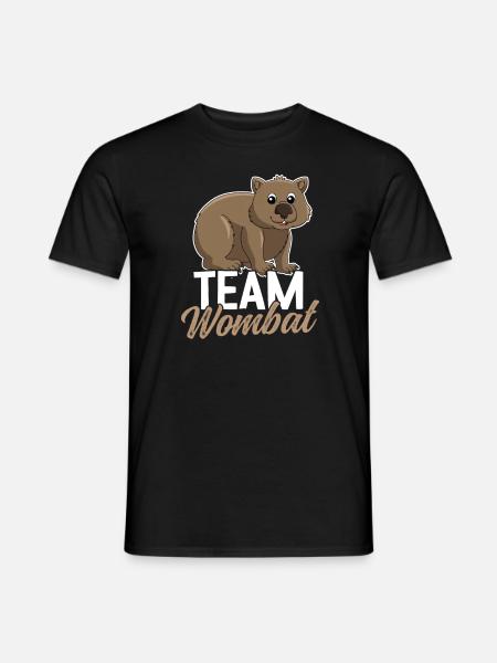 Funny Wombat Saying - Marsupial - Men's T-Shirt - black
