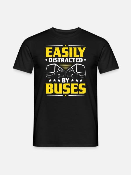 Bus Driver Bus Driver Busman School Bus Driver - Men's T-Shirt - black
