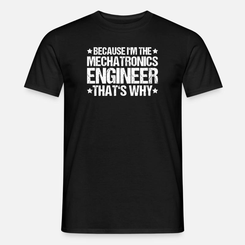 Mechatroniker Mechatronik Mechatronics Engineer - Männer T-Shirt - Schwarz