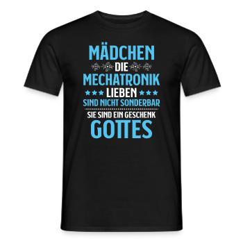 Mechatroniker Mechatronik Mechatronics Engineer - Männer T-Shirt - Schwarz - Vorne - AI Model Male 178 light (178cm)