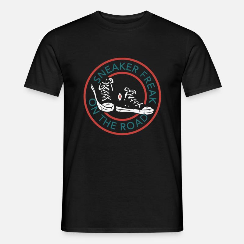 Sneaker freak - Männer T-Shirt - Schwarz