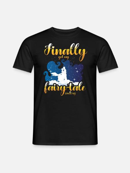 Endlich Mein Märchen-ende-ehe-design - Männer T-Shirt - Schwarz