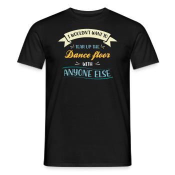 Je ne déchirerais pas la piste de danse pour ça - T-shirt homme - noir - Devant - AI Model Male 178 light (178cm)