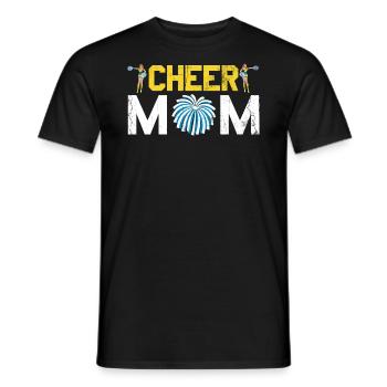Cheer Mom Design Für Cheerleader Cheer - Männer T-Shirt - Schwarz - Vorne - AI Model Male 178 light (178cm)