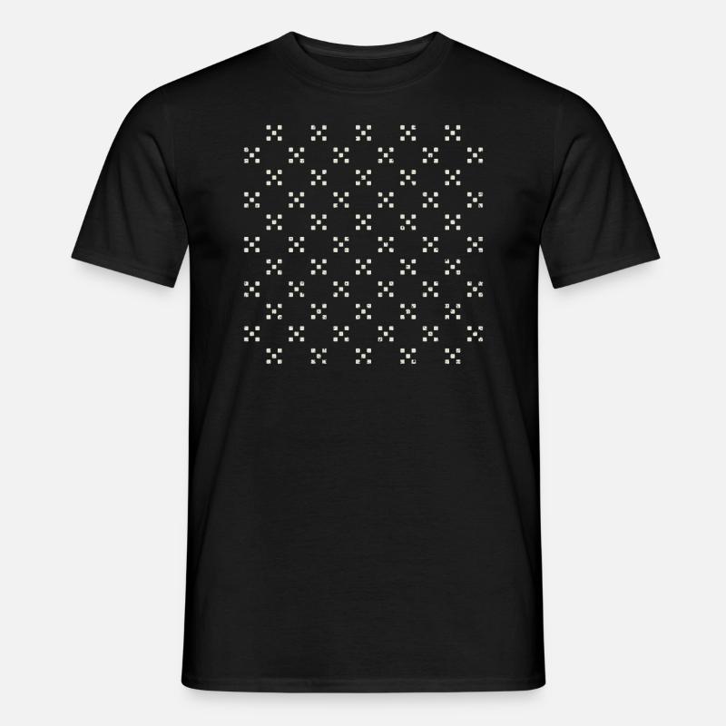 Muster - Männer T-Shirt - Schwarz