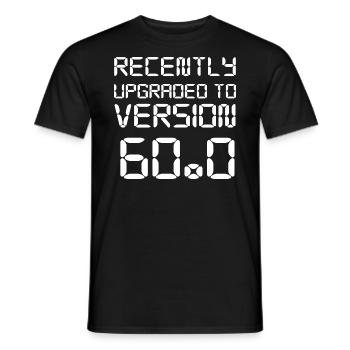 60. Geburtstag - Männer T-Shirt - Schwarz - Vorne - AI Model Male 178 light (178cm)