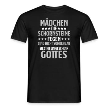 Schornsteinfeger Kaminkehrer Chimney Sweep - Männer T-Shirt - Schwarz - Vorne - AI Model Male 178 light (178cm)