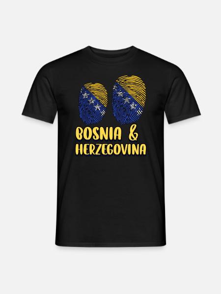 Stolzer Bosnier Bosniaks Bosnien Herzegowina - Männer T-Shirt - Schwarz