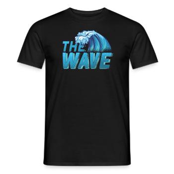 La grande vague Kanagawa Japon - T-shirt homme - noir - Devant - AI Model Male 178 light (178cm)
