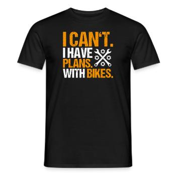 Zweiradmechatroniker Motorrad Motorcycle Mechanic - Männer T-Shirt - Schwarz - Vorne - AI Model Male 178 light (178cm)