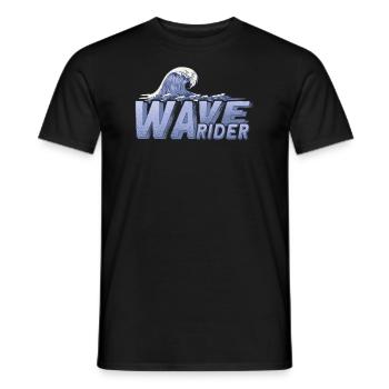 La grande vague Kanagawa Japon - T-shirt homme - noir - Devant - AI Model Male 178 light (178cm)