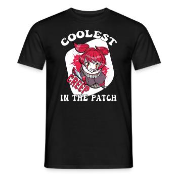 Coolest Creep In The Patch Halloween Costume - Männer T-Shirt - Schwarz - Vorne - AI Model Male 178 light (178cm)