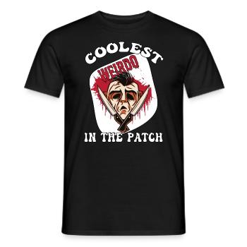 Le plus cool bizarre dans le patch Serial Killer - T-shirt homme - noir - Devant - AI Model Male 178 light (178cm)